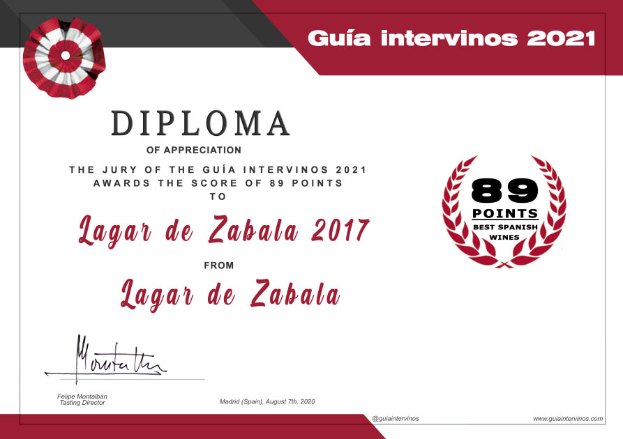 diploma guia intervinos do rioja lagar de zabala